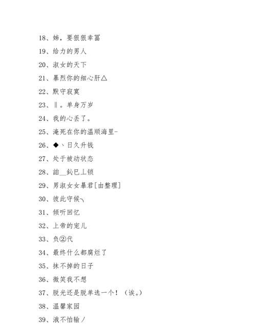 群名称比较有创意