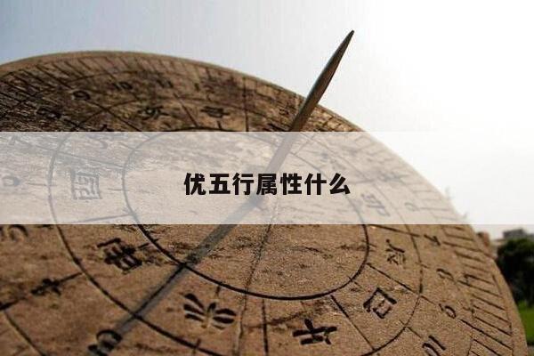 优五行属性什么