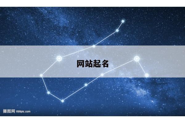 网站起名