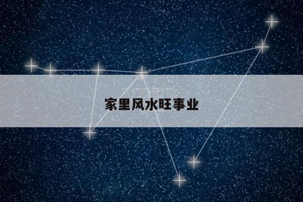 家里风水旺事业