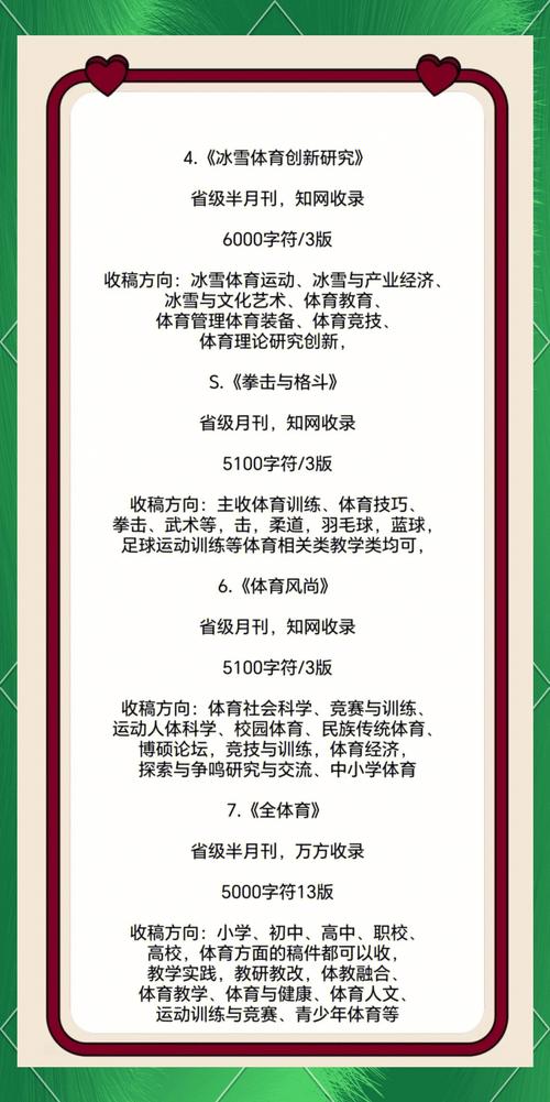专业体育期刊,专业体育期刊有哪些